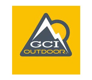 GCI Outdoor 47010 Freestyle Black PVC-Backed Polyester Powder-Coated Steel XL Folding Rocker